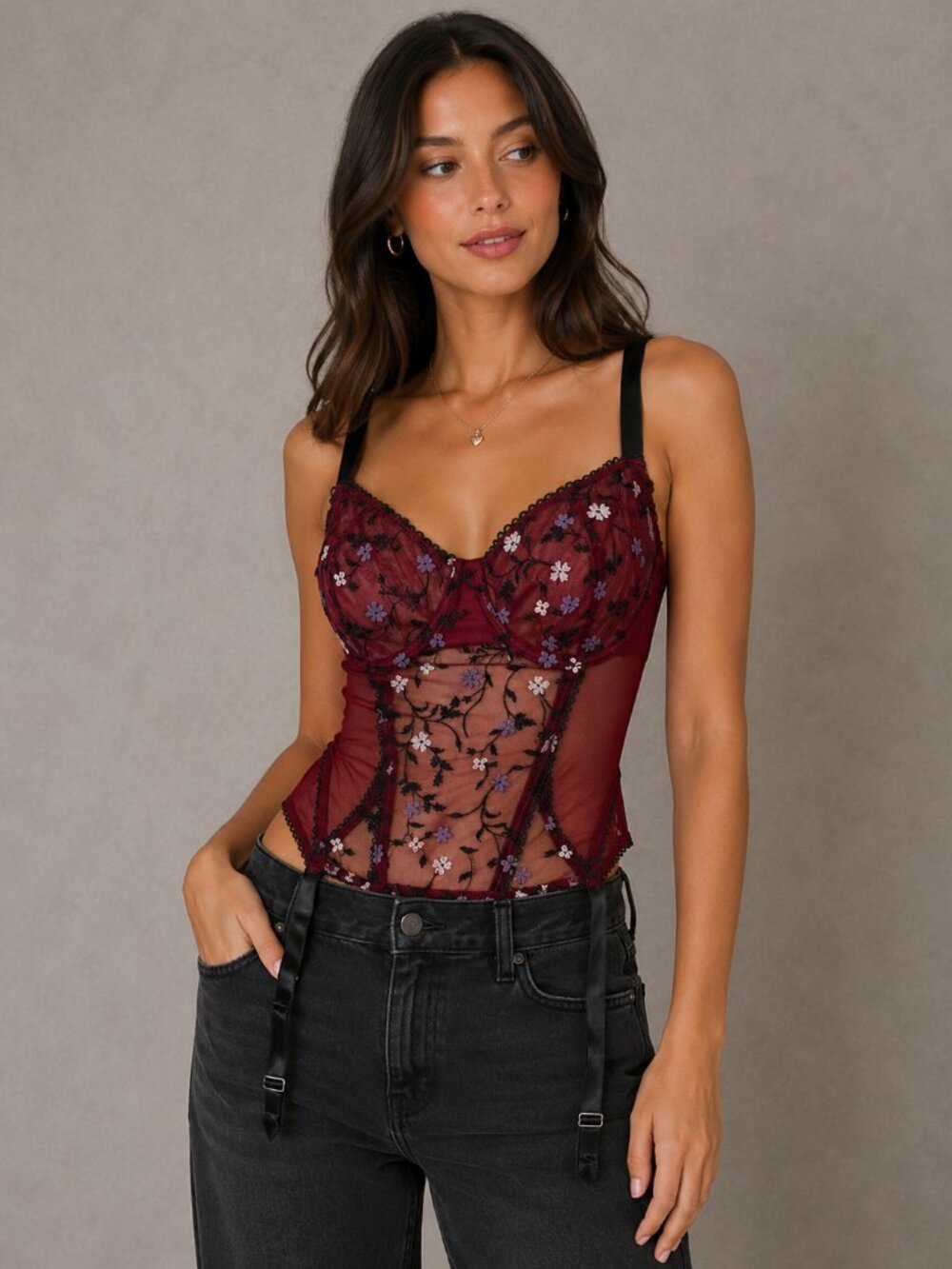 Adore Me Bustier Corset Top Size 36C
